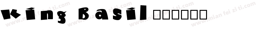 King Basil字体转换
